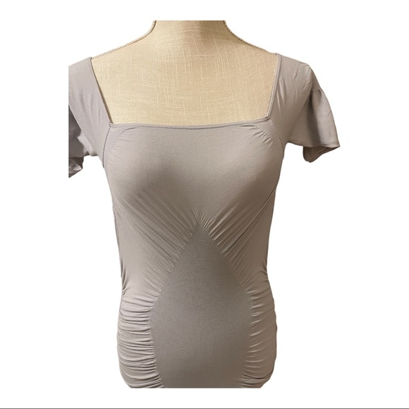 NEW. Last Tango form fitting gray nylon and Lycra dress in size s/m & m/l. Comfy - Picture 2 of 10